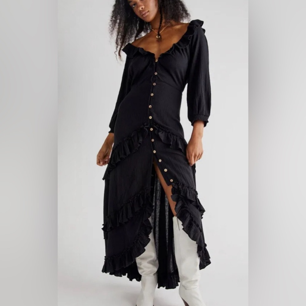 Free People Oh So Romantic Maxi Dress